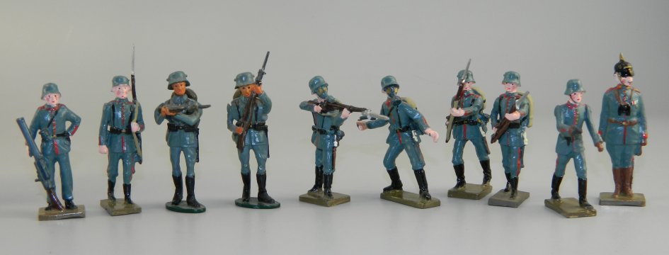 WWII German Infantry Soldiers Firing