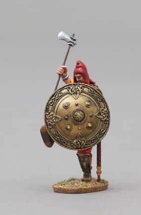 Persian Immortal Kicking - Ornate Bronze Shield