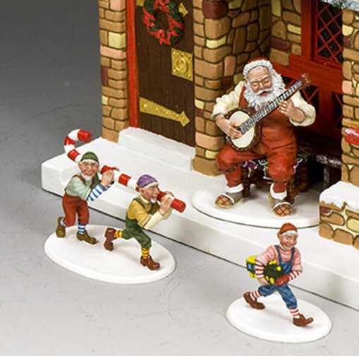 Santa & His Elves - White Bases