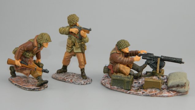 Three Defenders with 30 cal. Machine Gun