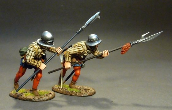 Two Yorkist Billmen, The Battle of Bosworth Field, 1485