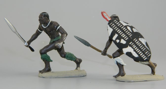 Two Zulu Warriors