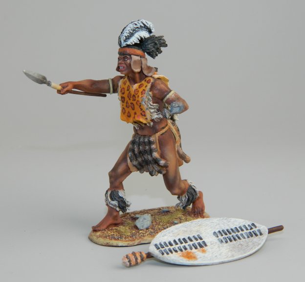 uThulwana Zulu Warrior Charging