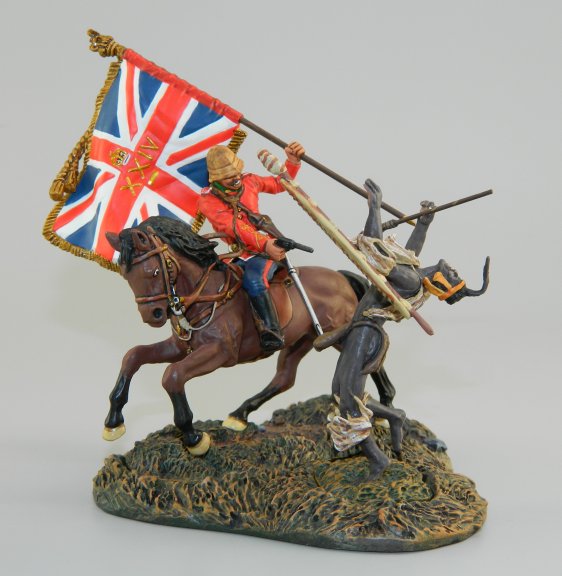 "Saving the Colours" Two Figures & Terrain Base