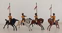 1st Duke of Yorks Lancers (Skinner's Horse) - Officer and 5 Lancers