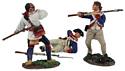 "Attack on the Military Road" Continental Line/1st American Regiment and Eastern Woodland Indian Hand-to-Hand Set