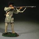 Continental Line in Hunting Shirt Standing Firing
