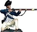 George Rogers Clark Illinois Regiment Kneeling Firing