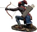 Art of War: Native Kneeling with Bow and Arrow