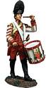 British 43rd Regiment of Foot Drummer Marching, 1780