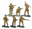 WWII Japanese Infantry (6 pc assortment)