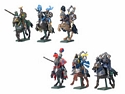 Knights Mounted (6 pc assortment)