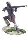 Zulu Warrior Firing Flintlock Musket