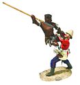 Zulu Attacking 24th Foot from High Position