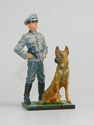 SS Officer with German Shepherd