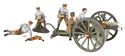1914 British 13 Pound Gun RHA with Five Man Crew