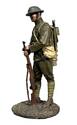 U.S Infantry Doughboy Resting on Rifle, 1918