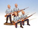24th Foot Regiment - 2 Standing & 2 Kneeling to Repel in Shirts