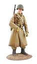 U.S. Airborne Infantry in Overcoat, Winter 1944-45 #1