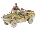 WWII German Type 166 Schwimmwagen & Crew, 12th SS Divison, Winter 1944-45