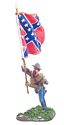 Confederate Infantry Flagbearer Charging #1