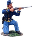 Union Cavalry Trooper Dismounted Kneeling Firing #1