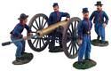 "Make Ready" - Union Artillery Set #3 - 12 Pound Napoleon Gun and 4 Man Crew