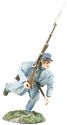 Union Infantry in Overcoat Charging At Right Shoulder Shift #2