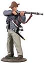 Confederate Infantry in Slouch Hat w/Blanket Roll - Standing Firing