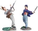 "Homerun!" Union Artilleryman and Confederate Infantry, Hand-to-Hand Set