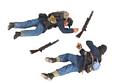 "Costly Ground" Federal Infantry Dead Face Down & Dead on Right Side