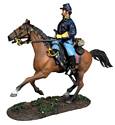 Union Cavalry Trooper Mounted on Trotting Horse, No.2