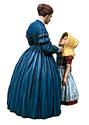 “Her Bonnie New Bonnet” 1860s Woman with Child