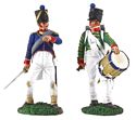 French Infantry Command Set - French Infantry Drummer #2 & French Line Officer #2