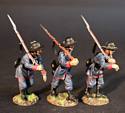 Three Infantry Advancing, 39th New York Volunteer Regt., “Garibaldi Guard”