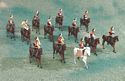 W. Britain's #40191 9th Lancers Mounted Band Gloss Finish