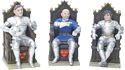 Sir Lucan, Sir Bors de Ganis & Sir Kay with Three Thrones
