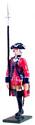 British 60th Regiment of Foot Officer Marching 1754-1763