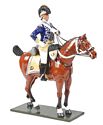 British 10th Light Dragoons Officer Mounted, 1795