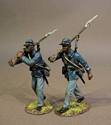 Two Infantry Advancing, 54th Regiment Massachusetts Volunteer Infantry