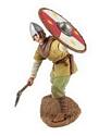 Viking Wearing Spangenhelm, Defending
