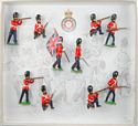 The W. Britain Centenary Collection 1893-1993, The Dennis Britain Set, 13th Hussars &amp; The Royal Fusiliers, 15 pieces