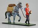 British 24th Foot & Mule Carrying Supplies