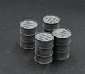 German Fuel Barrels in Early War Grey