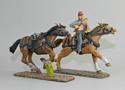 Confederate Artillery Add-on – 2 Horses with 1 Rider