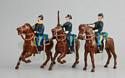 Three Mounted Civil War Troopers