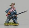 Confederate Infantry Kneeling Loading