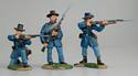 CONTE CONFEDERATE 8 toy soldiers CIVIL WAR CSA Plastic Set#1 IN A BAG