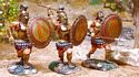 "Fury Unleashed" Three Spartans Charging