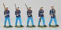 US Marines in Bell Caps, Blue Trousers - 1918